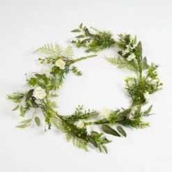 Artificial White Floral Daisy Garland -Home Decor Shop 30975105 alt02