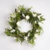 Artificial White Floral Daisy Wreath
