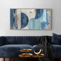 Floating Forms Framed Canvas -Home Decor Shop 30976600