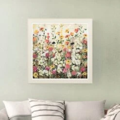 Bright Floral Framed Print