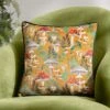 Wylder Wild Garden Mushroom Square Cushion Cover