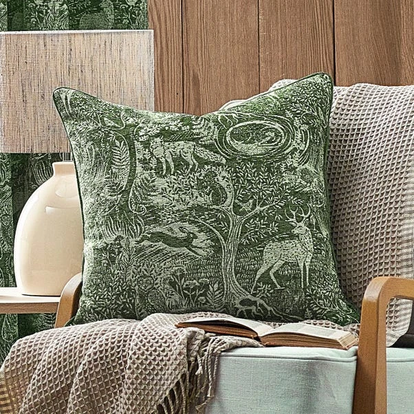 Furn Winter Woods Square Cushion Cover 1 Furn Winter Woods Square Cushion Cover
