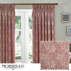 Morris & Co. Marigold Jacquard Pencil Pleat Curtains -Home Decor Shop 30982418 alt07