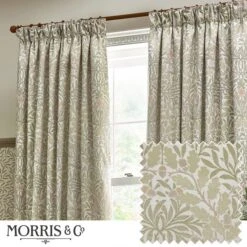 Morris & Co. Acorn Multi Jacquard Pencil Pleat Curtains -Home Decor Shop 30982499 alt07