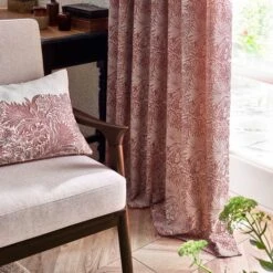 Morris & Co. Marigold Jacquard Pencil Pleat Curtains -Home Decor Shop 30982528 alt06