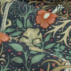 Morris & Co. Seaweed Matte Velvet Pencil Pleat Curtains -Home Decor Shop 30982531 alt02