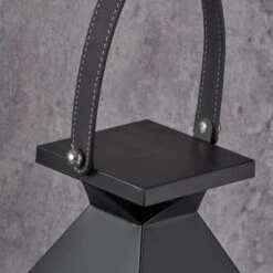 Metal & Glass Lantern -Home Decor Shop 30983171 alt02