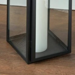 Metal & Glass Lantern -Home Decor Shop 30983171 alt04