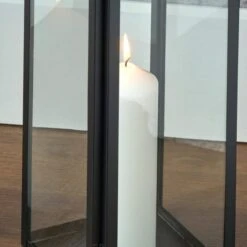 Metal & Glass Lantern -Home Decor Shop 30983178 alt04