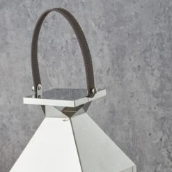 Metal & Glass Lantern -Home Decor Shop 30983192 alt01