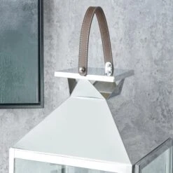 Metal & Glass Lantern -Home Decor Shop 30983209 alt03