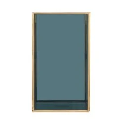 Brass & Smoked Glass Panelled Square Hurricane Candle Holder -Home Decor Shop 30983232 alt03