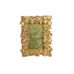 Hestia Gold Flower Photo Frame -Home Decor Shop 30983984
