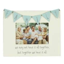 Family Bunting Photo Frame