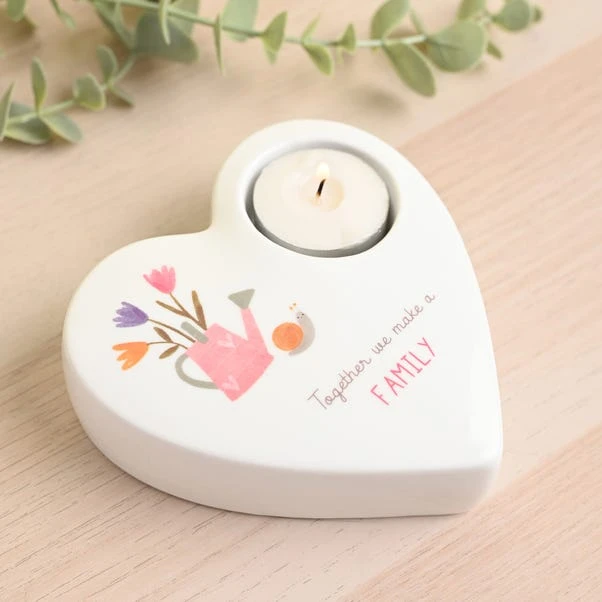 Family Ceramic Tealight Holder 1 Family Ceramic Tealight Holder