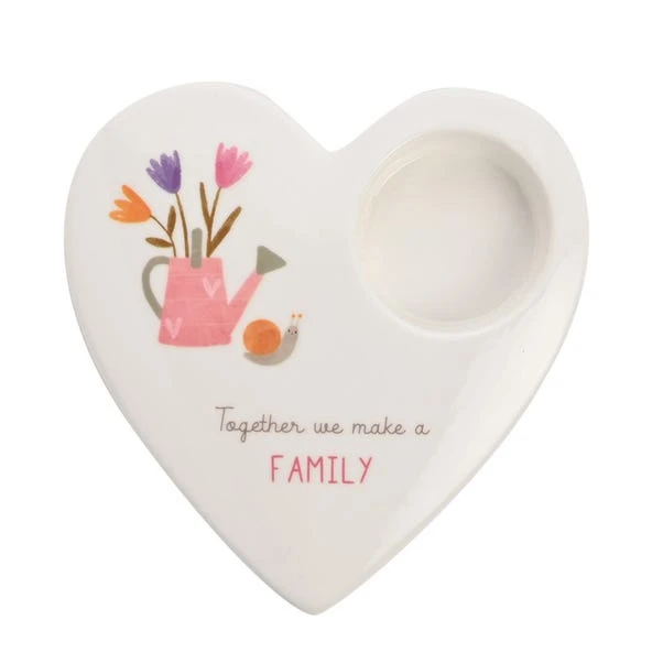 Family Ceramic Tealight Holder 2 Family Ceramic Tealight Holder - Image 2